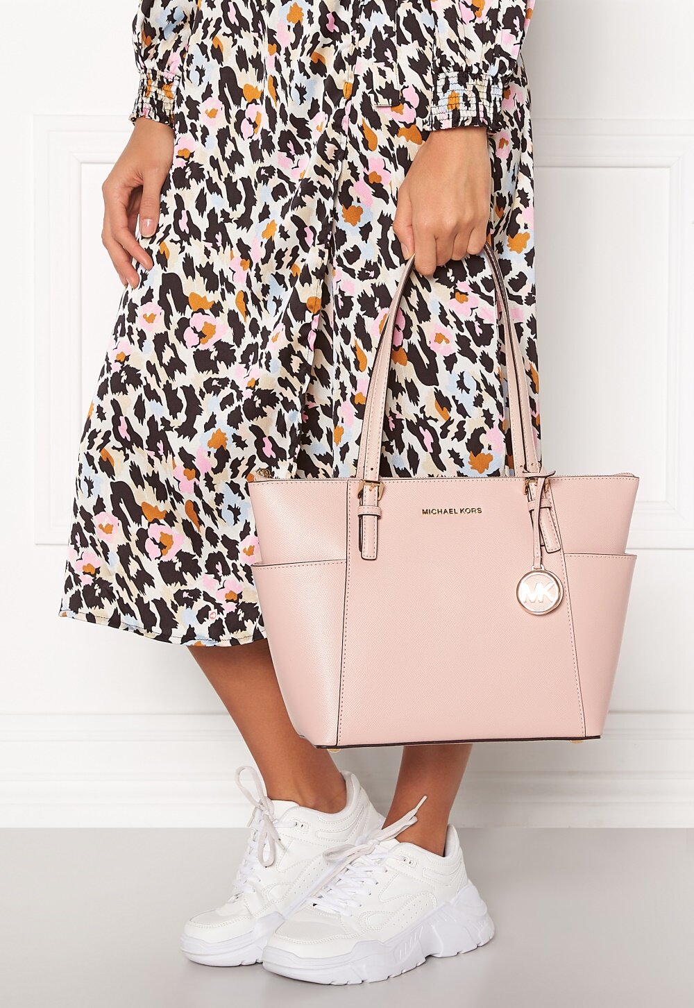 michael kors bag pink and brown