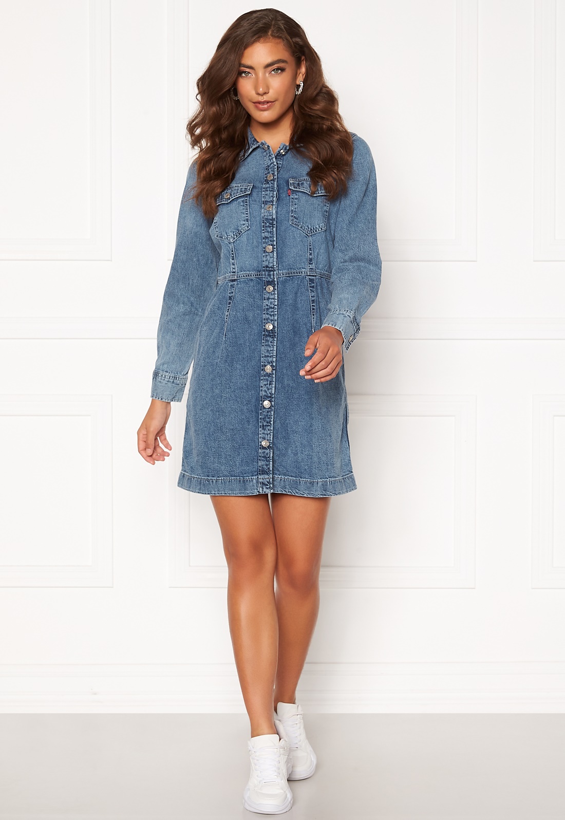 Levis Ellie Denim Dress 0002 Passing Me By Bubbleroom 7518