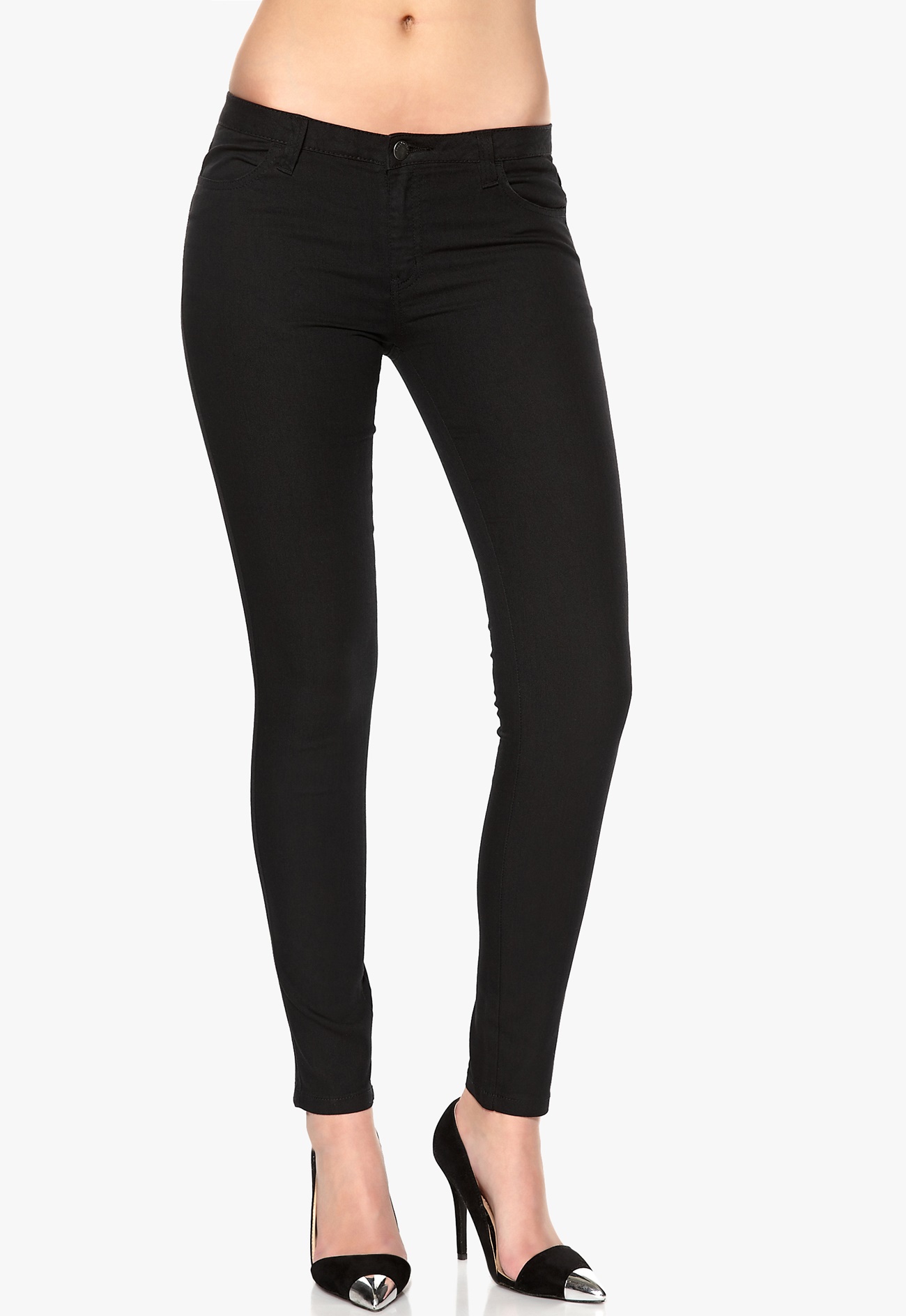 Sally & Circle Liv Black Jeggings Black - Bubbleroom