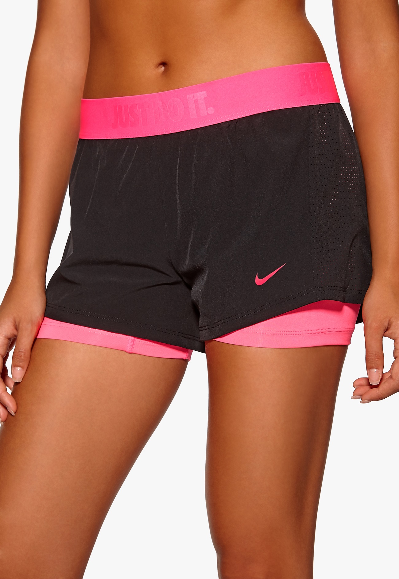 Nike Circuit 2in1 Shorts 011 Black Pink Bubbleroom