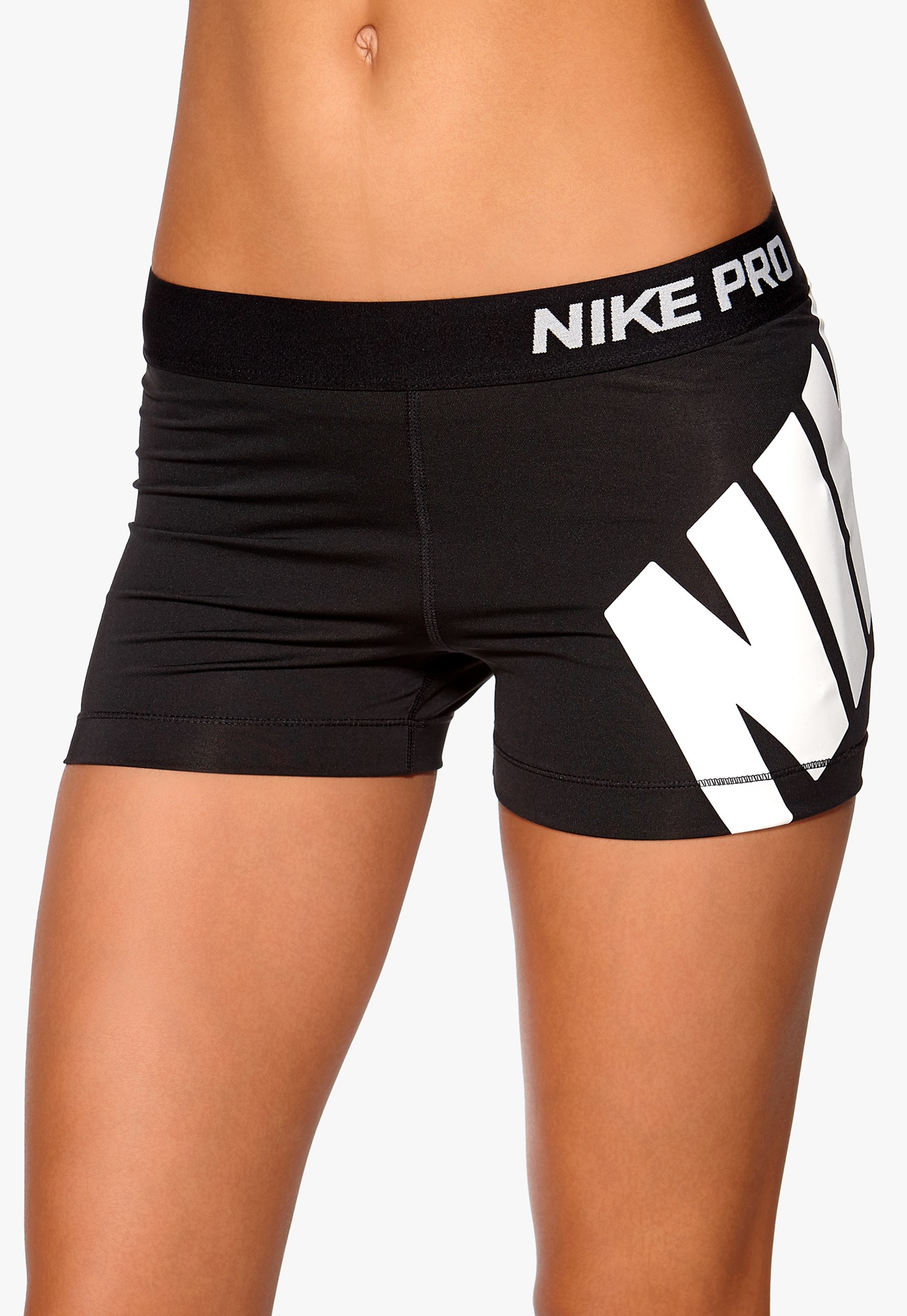 Nike Pro Logo Shorts 010 Black - Bubbleroom