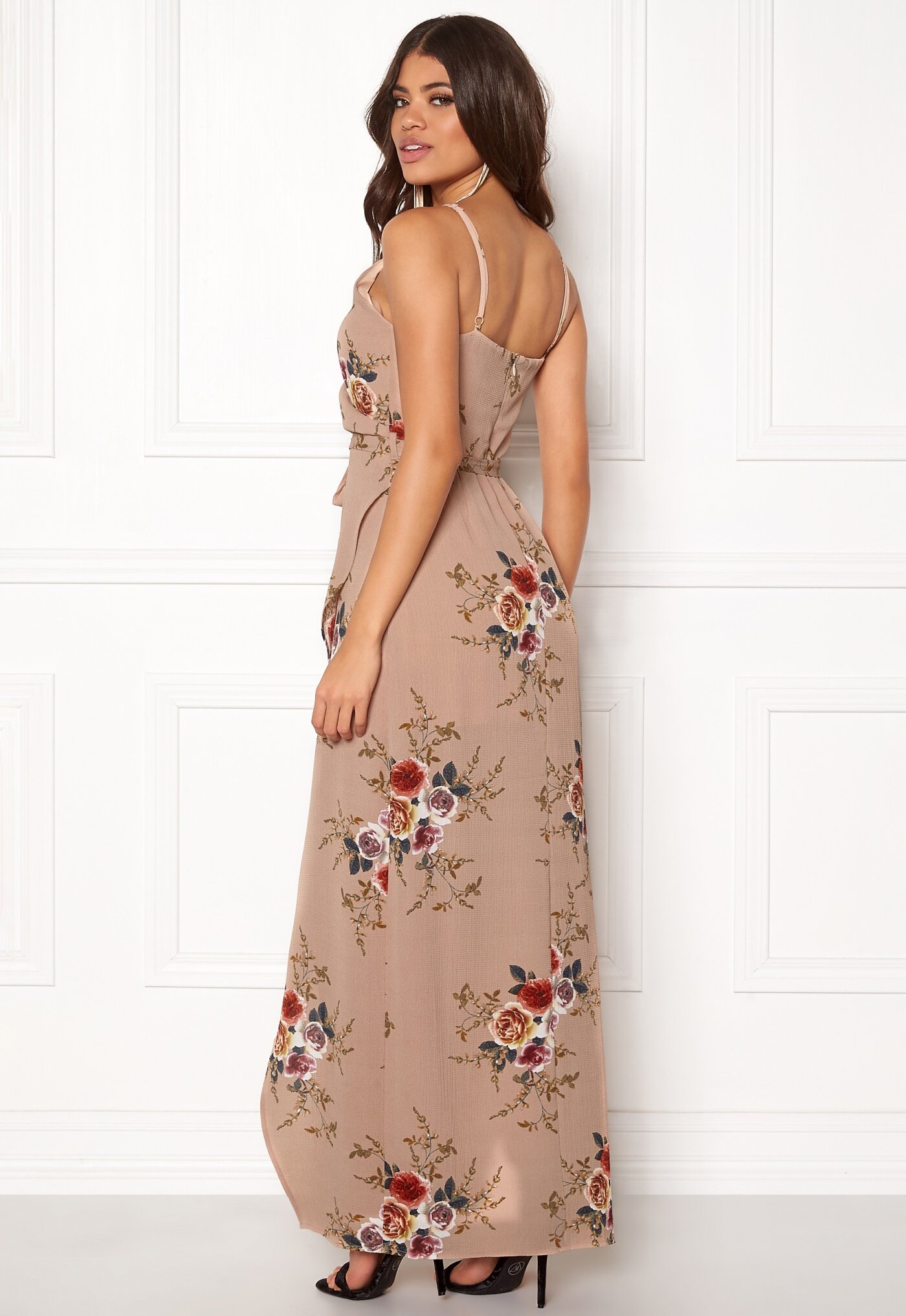 mia floral wrap maxi