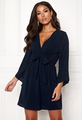 tie-waist-deep-v-dress-navy