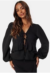 frill-blouse-black