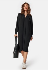 hidden-button-shirt-dress-black