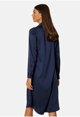 BUBBLEROOM Lillyanna satin shirt dress