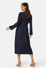 BUBBLEROOM Structure Button Midi Dress