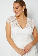 Bubbleroom Occasion Open Back Lace Gown