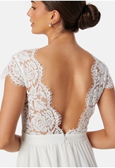 Bubbleroom Occasion Lace Open Back Wedding Gown