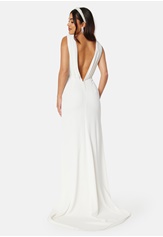 Bubbleroom Occasion Open Back Sleeveless Wedding Gown