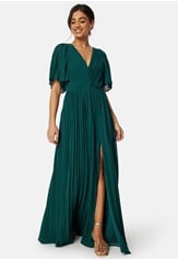 fiona-pleated-gown-dark-green