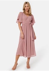 Bubbleroom Occasion Butterfly Sleeve Midi Dress