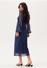 Bubbleroom Occasion Ruched L/S Midi Dress 