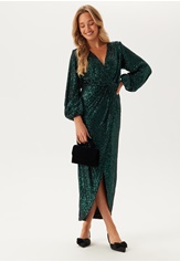 sparkling-wrap-gown-green-black