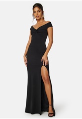 twist-off-shoulder-gown-black-1