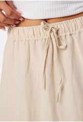 BUBBLEROOM Linen Blend Maxi Skirt