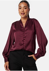 button-satin-blouse-wine-red