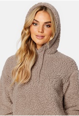 BUBBLEROOM Una fluffy teddy hoodie