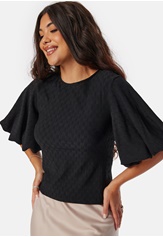 volume-sleeve-blouse-black