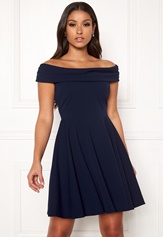 bardot-skater-dress-navy