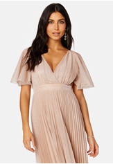 Goddiva Flutter Glitter Dress