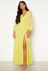 long-sleeve-chiffon-dress-lemon