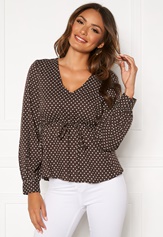 frida-blouse-brown-dotted