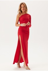 long-sleeve-one-shoulder-maxi-dress-red