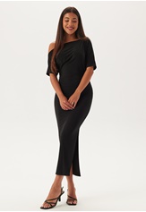 off-shoulder-midaxi-dress-black