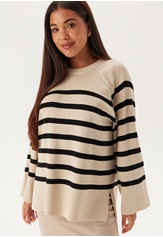 objester-ls-knit-top-sandshell-stripes-black