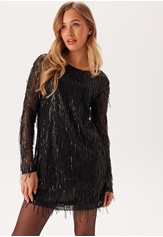 onlanika-spacy-ls-short-dress-black-detail-black-sequins