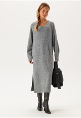 vmjupiter-ls-v-neck-calf-dress-medium-grey-melange