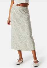 vmmymilo-high-waist-7-8-skirt-green-patterned