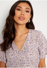 VILA Lovie S/S Wrap Top