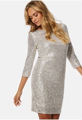 sparkling-3-4-o-neck-dress-frosted-almond