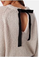 VILA Vichoca L/S Bow Knit Pullover