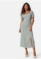 vikata-s-s-midi-dress-green-milieu-white-flower