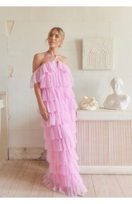 Andrea Norrman X Bubbleroom Andrea Tulle Maxi Dress