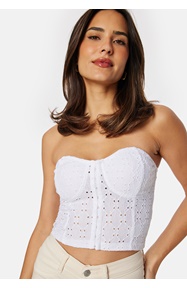 BUBBLEROOM Broderie Anglaise Bustier Top