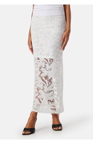 BUBBLEROOM Midi Lace Skirt