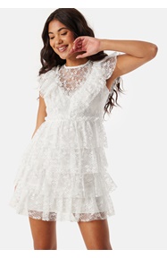 Bubbleroom Occasion Lace Frill Short Dress