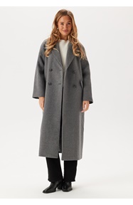 BUBBLEROOM Raglan Sleeve Wool Blend Coat