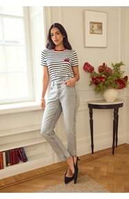 BUBBLEROOM Slim Ankle Jeans