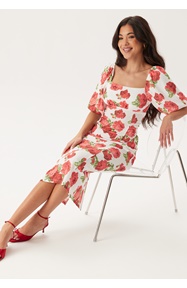 BUBBLEROOM Volume Sleeve Midi Dress