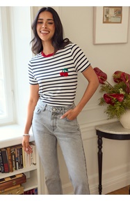 ONLY Onlheart Life S/S TEE JRS NOOS