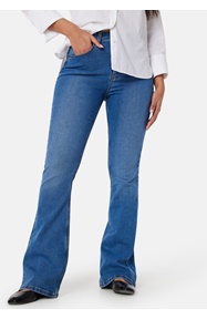 Pieces Pcpeggy Flared High Waist Jeans
