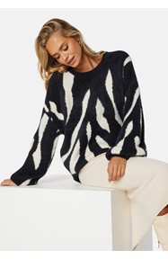 VILA Juli Jaquard L/S Knit Top