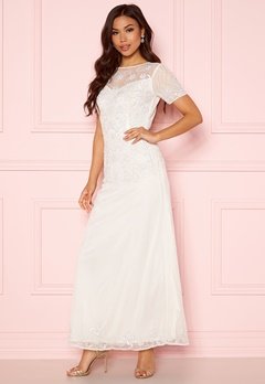 AngelEye Sequin Embellished Dress White bubbleroom.se