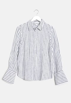 BUBBLEROOM CC Linen striped shirt Striped bubbleroom.se