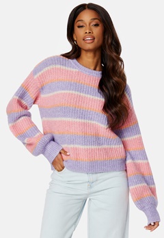 BUBBLEROOM Namila knitted sweater Striped bubbleroom.se
